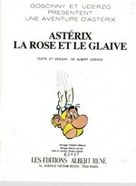 Asterix - La Rose et la Glaive