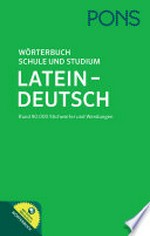 Wörterbuch für Schule und Studium Latein: Latein-Deutsch