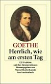 Johann Wolfgang Goethe - Herrlich wie am ersten Tag: 125 Gedichte und ihre Interpretationen